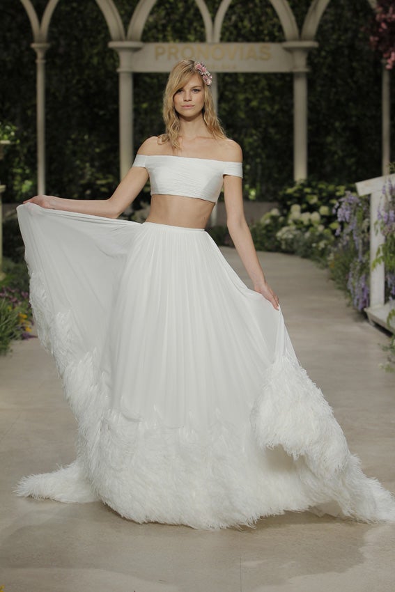 Fotos: Las firmas nupciales vascas avalan el vestido de novia con el que se volvería a casar Sara Carbonero