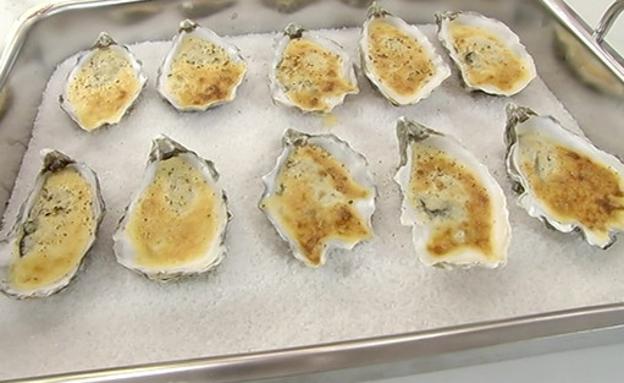 Recetas de ostras gratinadas «Azaldegui»