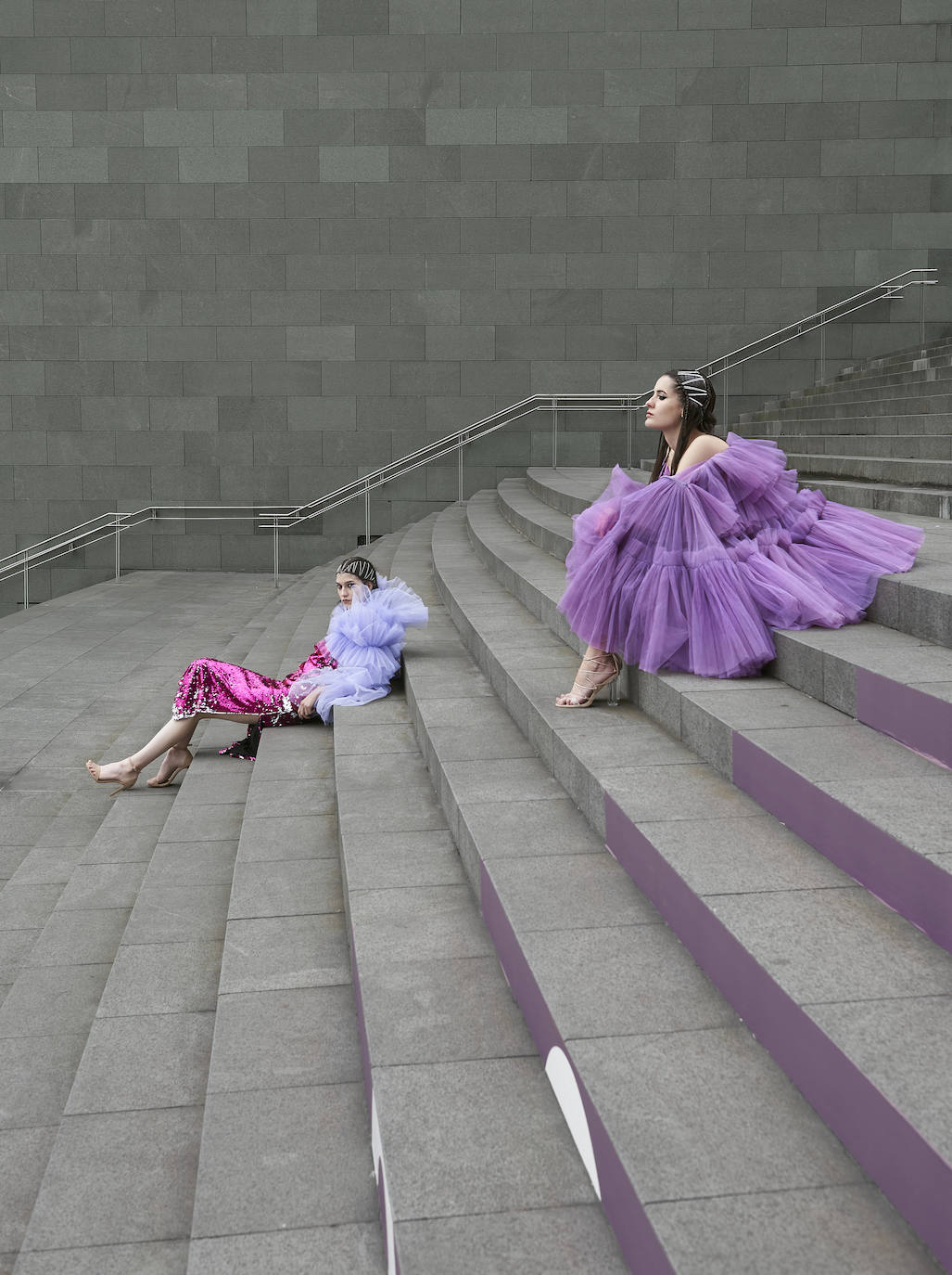 Fotos: Pasarela en un Bilbao desierto: así se interpreta el silencio que vivió la villa a través de la moda