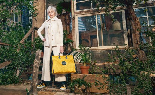 Jane Fonda, nuevo fichaje de Gucci para una colección de moda sostenible