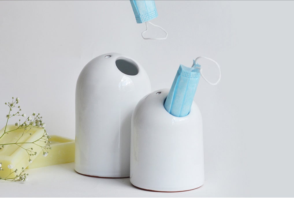 Fotos: El posamascarillas &#039;made in Euskadi&#039;