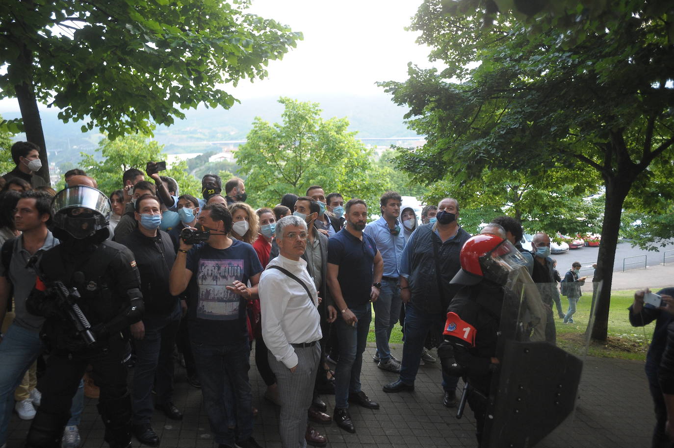 Fotos: El mitin de Vox en Sestao, en imágenes