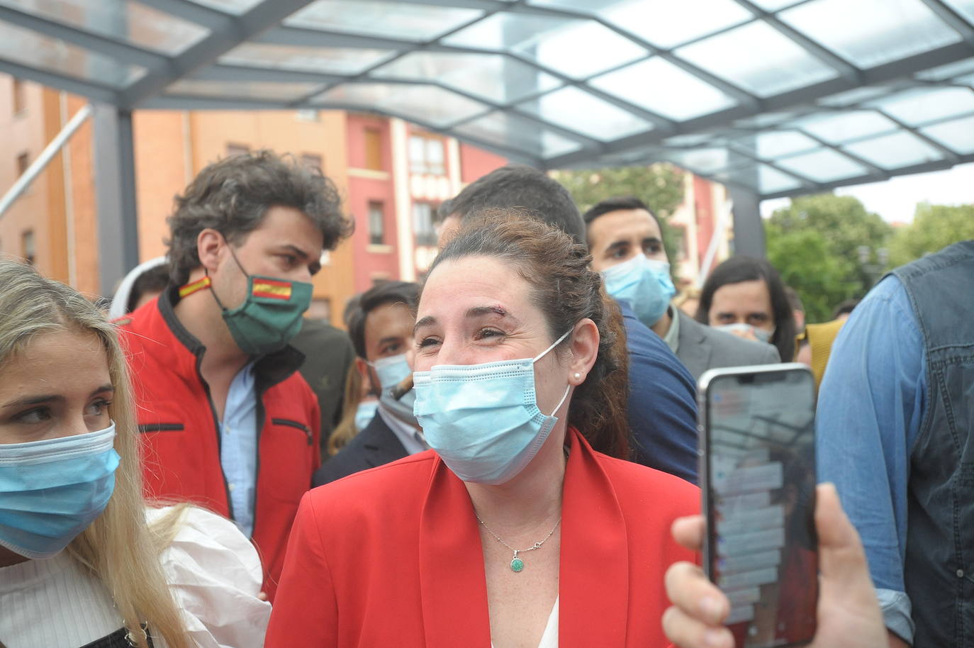 Fotos: El mitin de Vox en Sestao, en imágenes