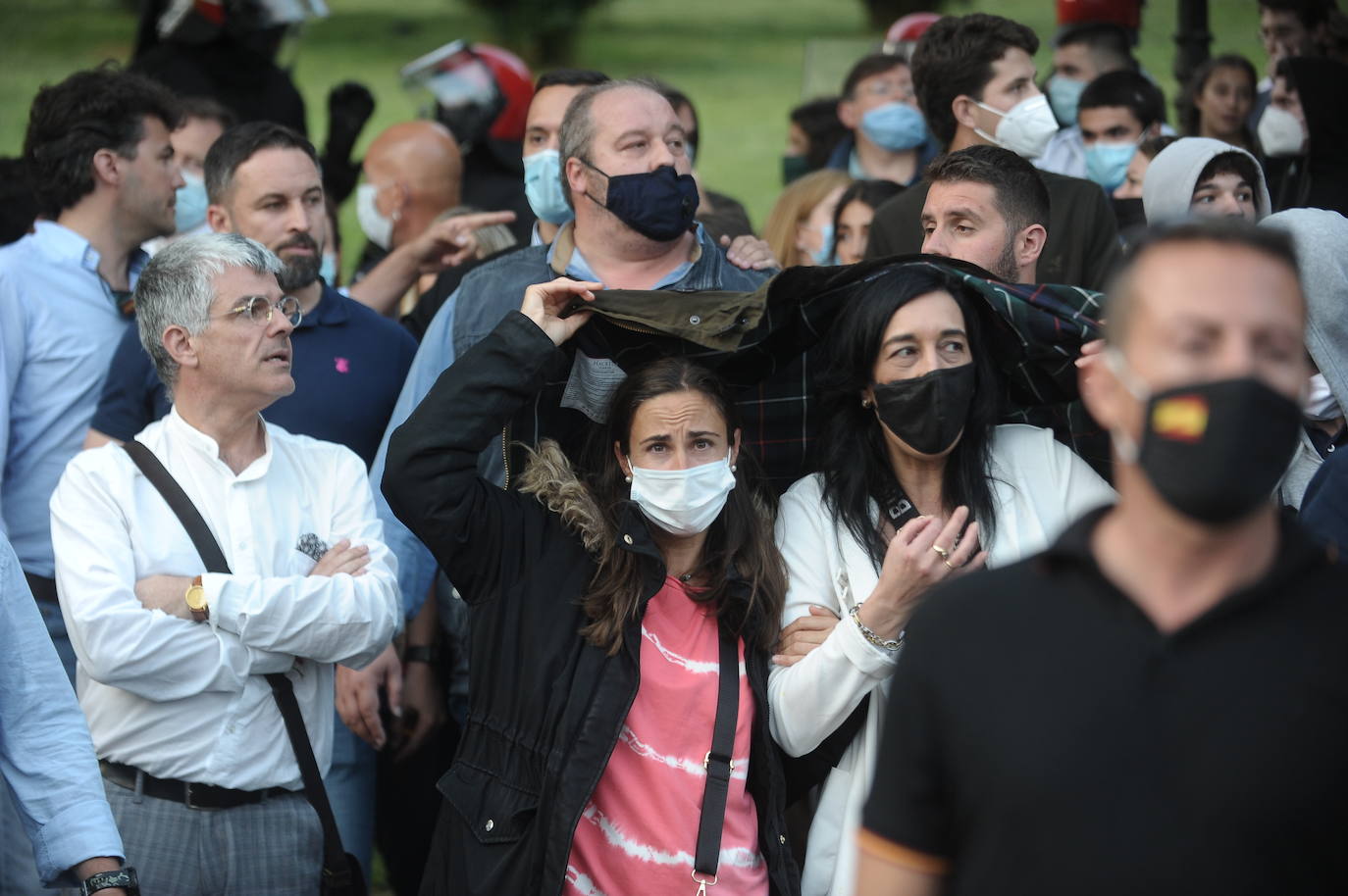 Fotos: El mitin de Vox en Sestao, en imágenes