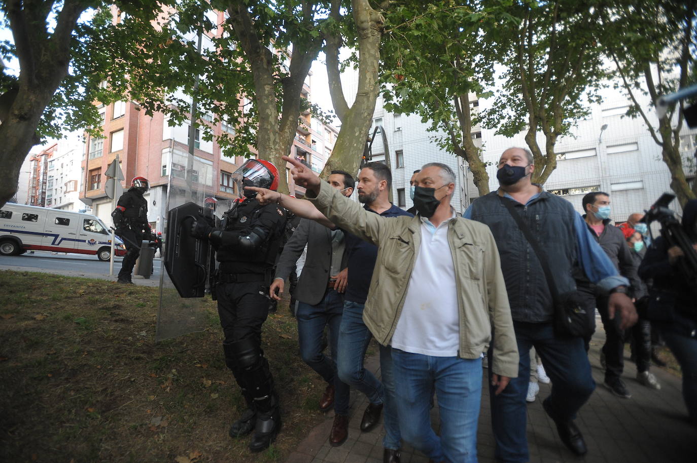 Fotos: El mitin de Vox en Sestao, en imágenes