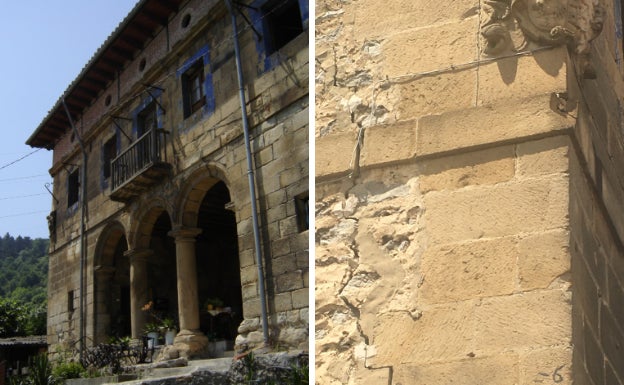 Seberetxe jauregiak arrakalak ditu.