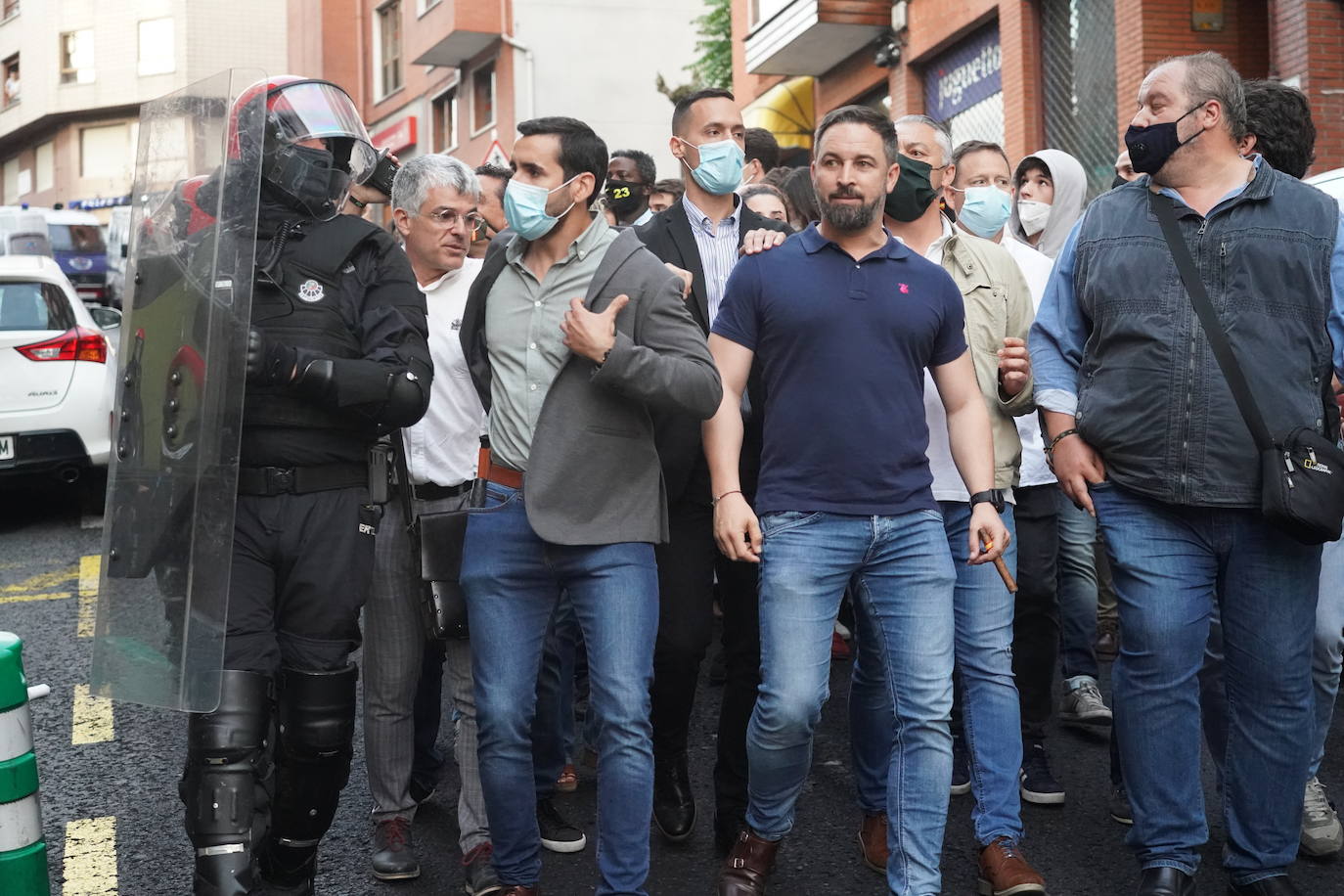 Fotos: El mitin de Vox en Sestao, en imágenes