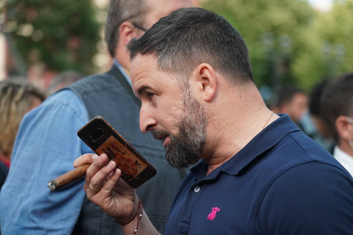 Fotos: El mitin de Vox en Sestao, en imágenes