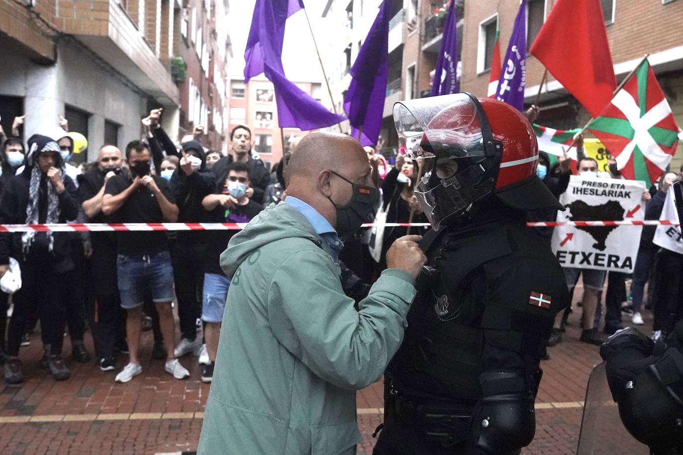 Fotos: El mitin de Vox en Sestao, en imágenes