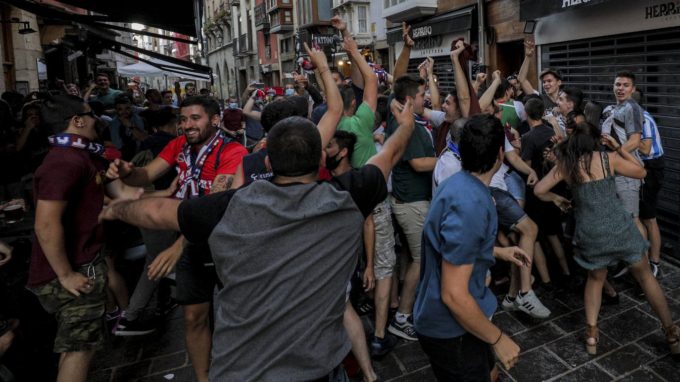 Celebración en la Kutxi.