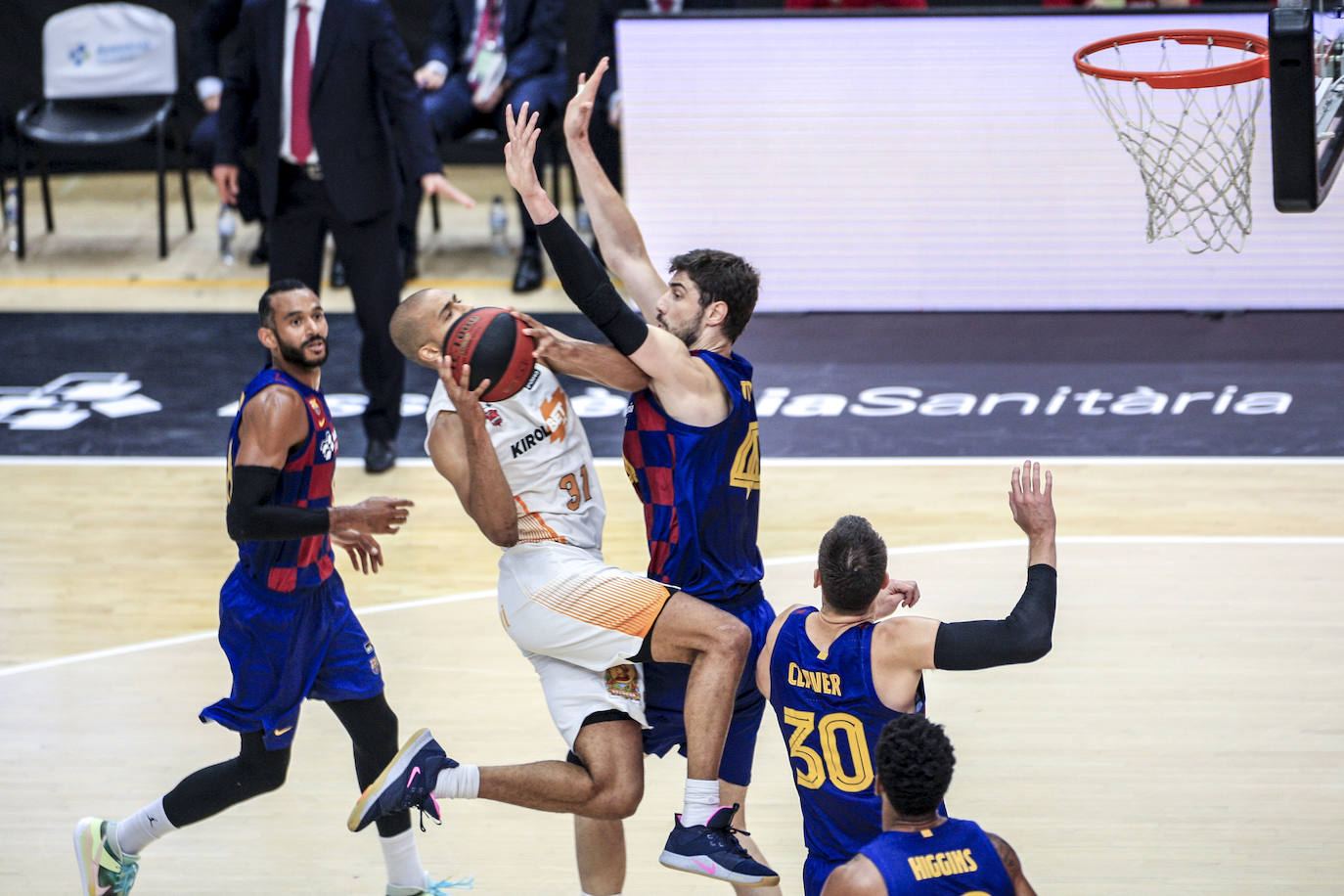 Las fotos del partido. 