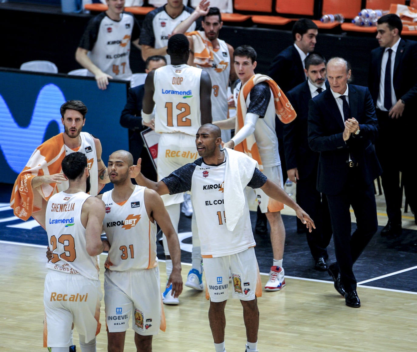 Las fotos del partido. 