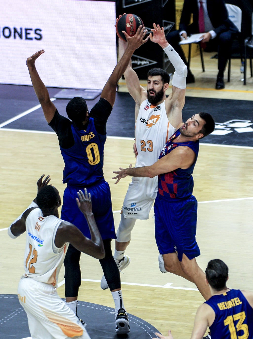 Las fotos del partido. 