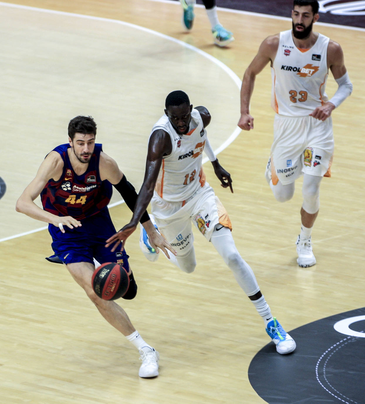 Las fotos del partido. 