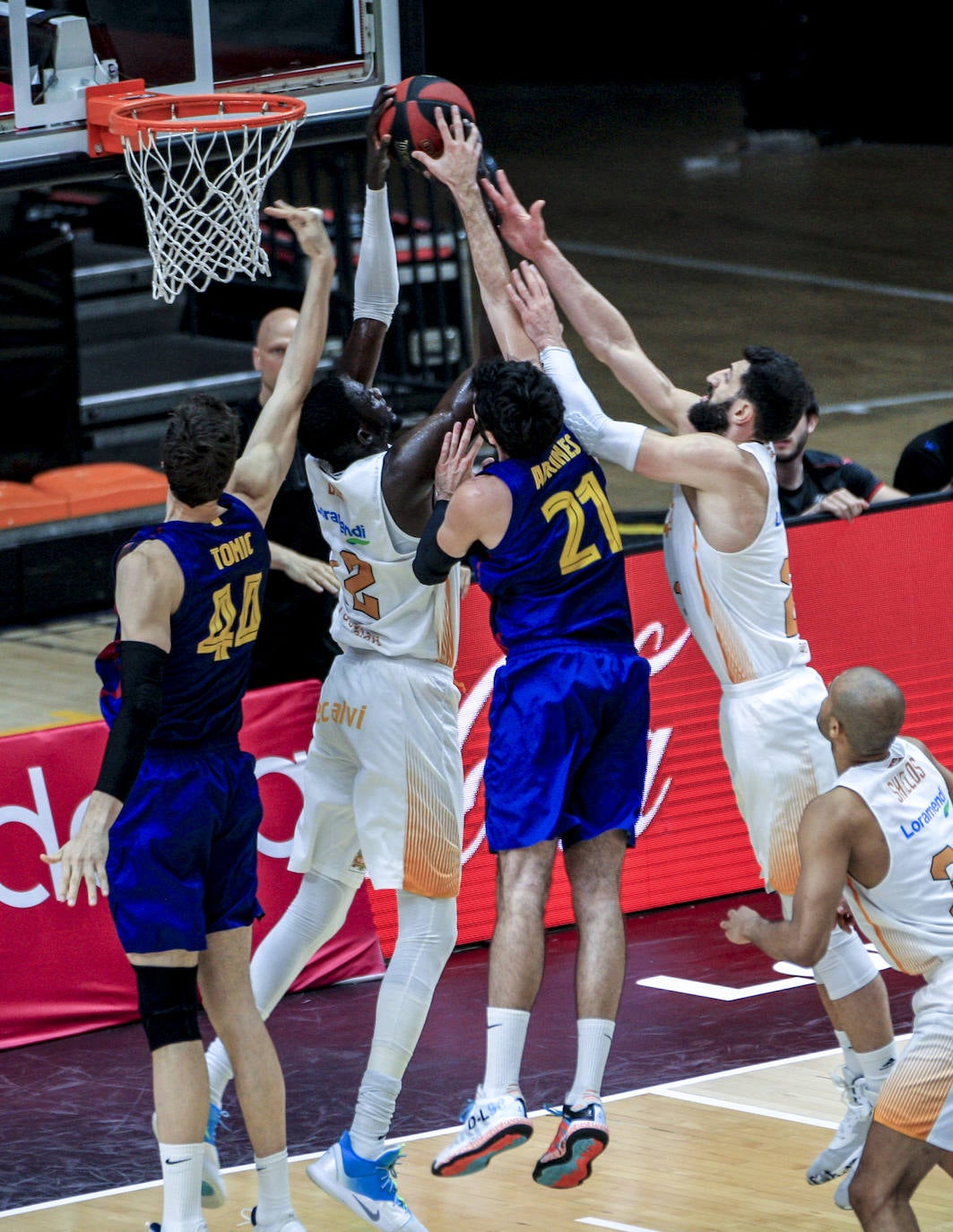 Las fotos del partido. 