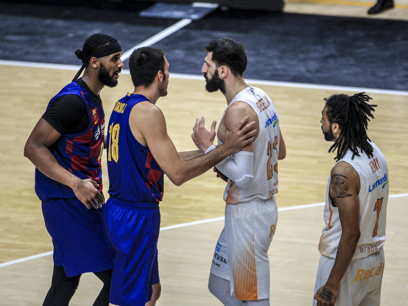 Las fotos del partido. 