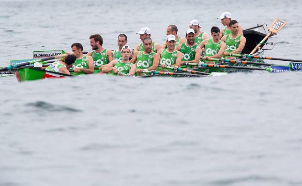 Hondarribia, que ayer ganó, hoy ha quedado última tras Zarautz.