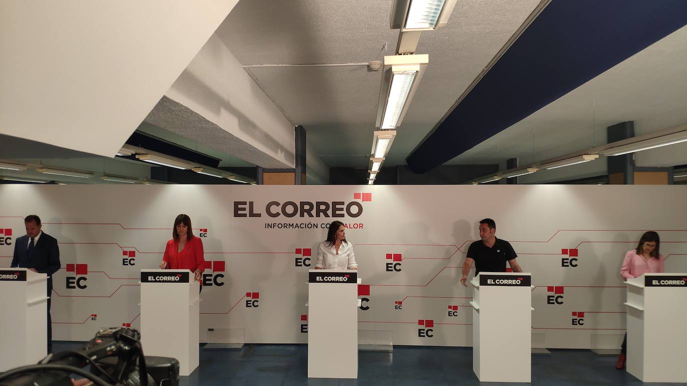 Fotos: Las imágenes del debate electoral de EL CORREO