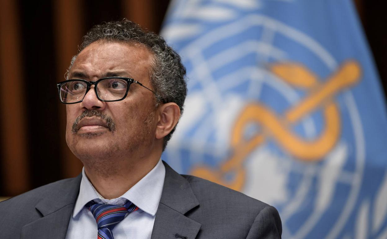 El director general de la OMS, Tedros Adhanom Ghebreyesus.