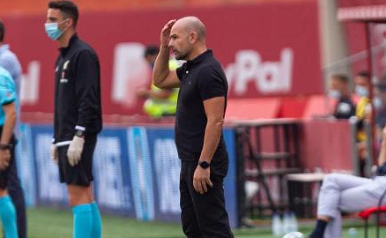 Paco López, durante el duelo contra el Mallorca de este jueves.