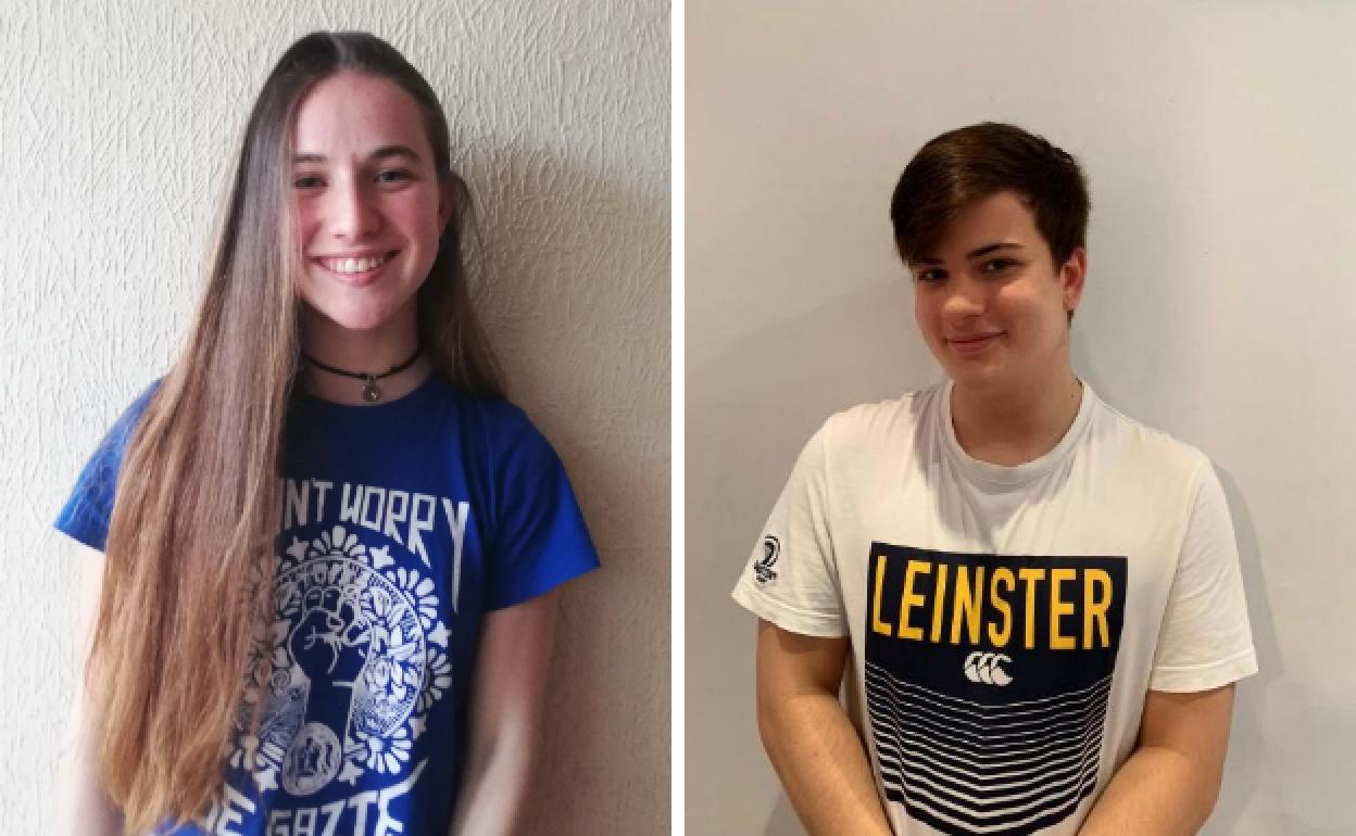 Arantza Uranga y Gaizka Gómez.