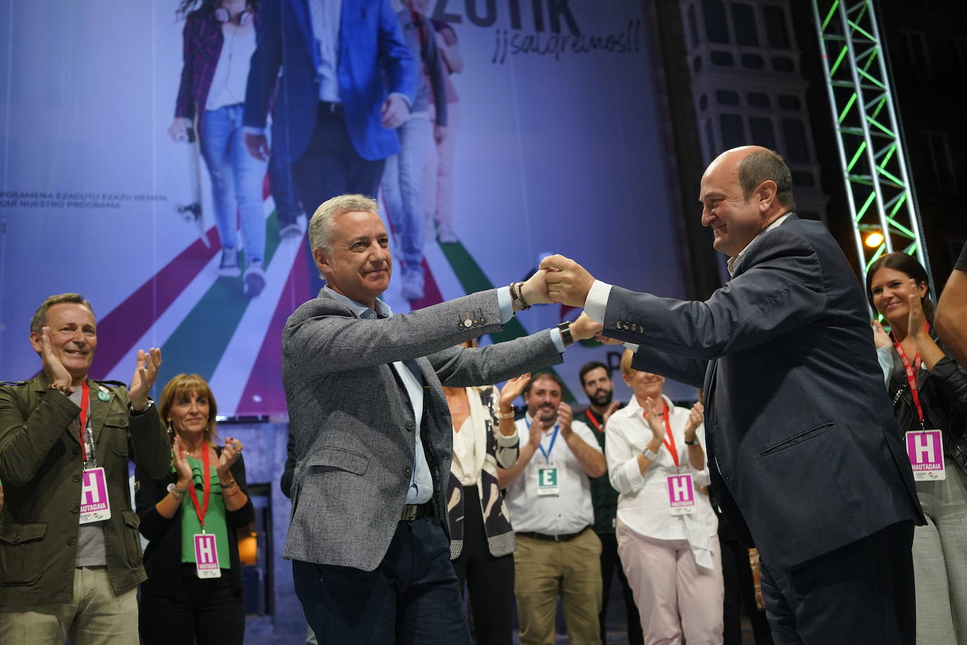 Fotos Elecciones Euskadi 2020: El PNV celebra el triunfo en las urnas