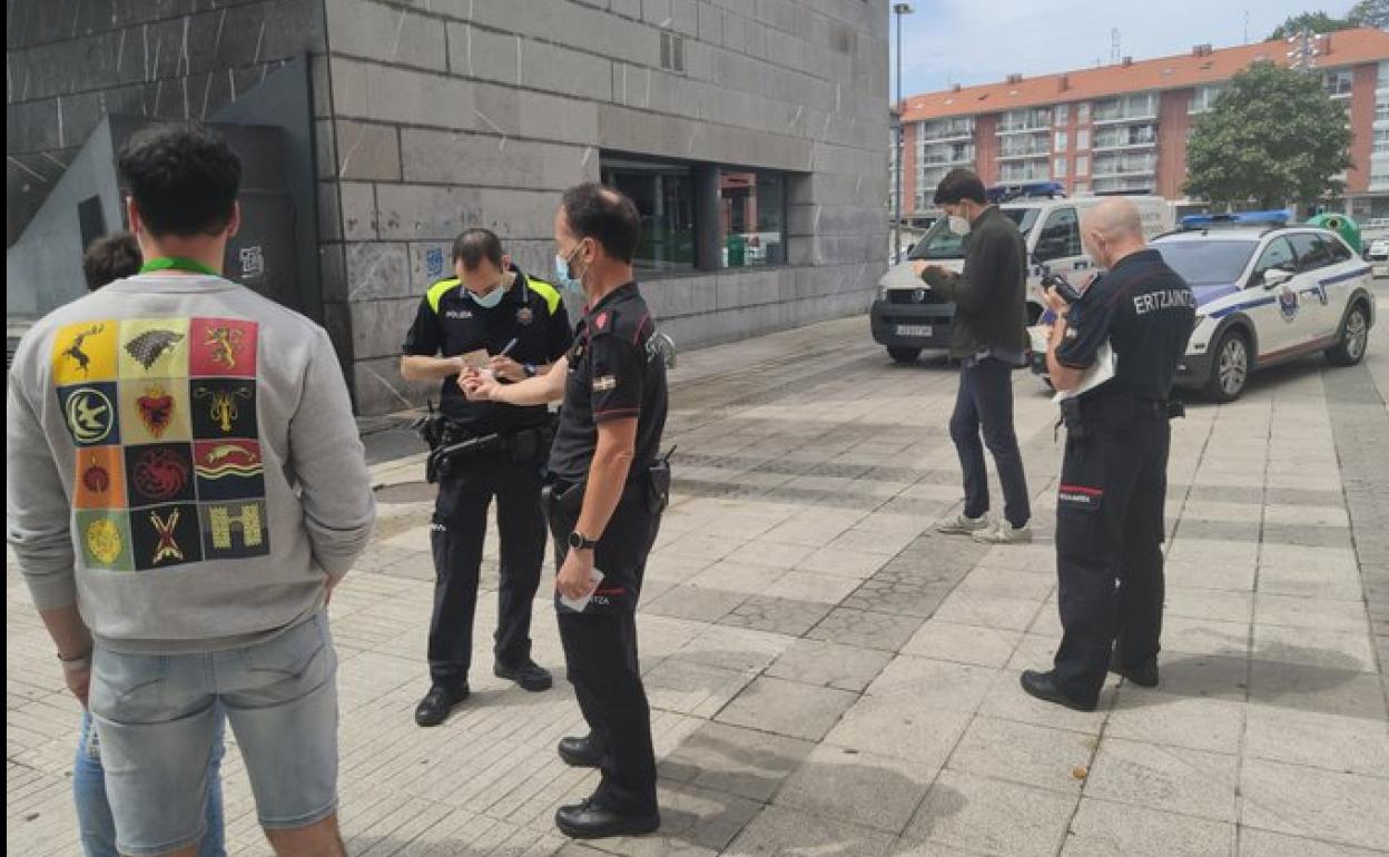 Lugar en el que se ha producido el intento de agresión en Galdakao. 