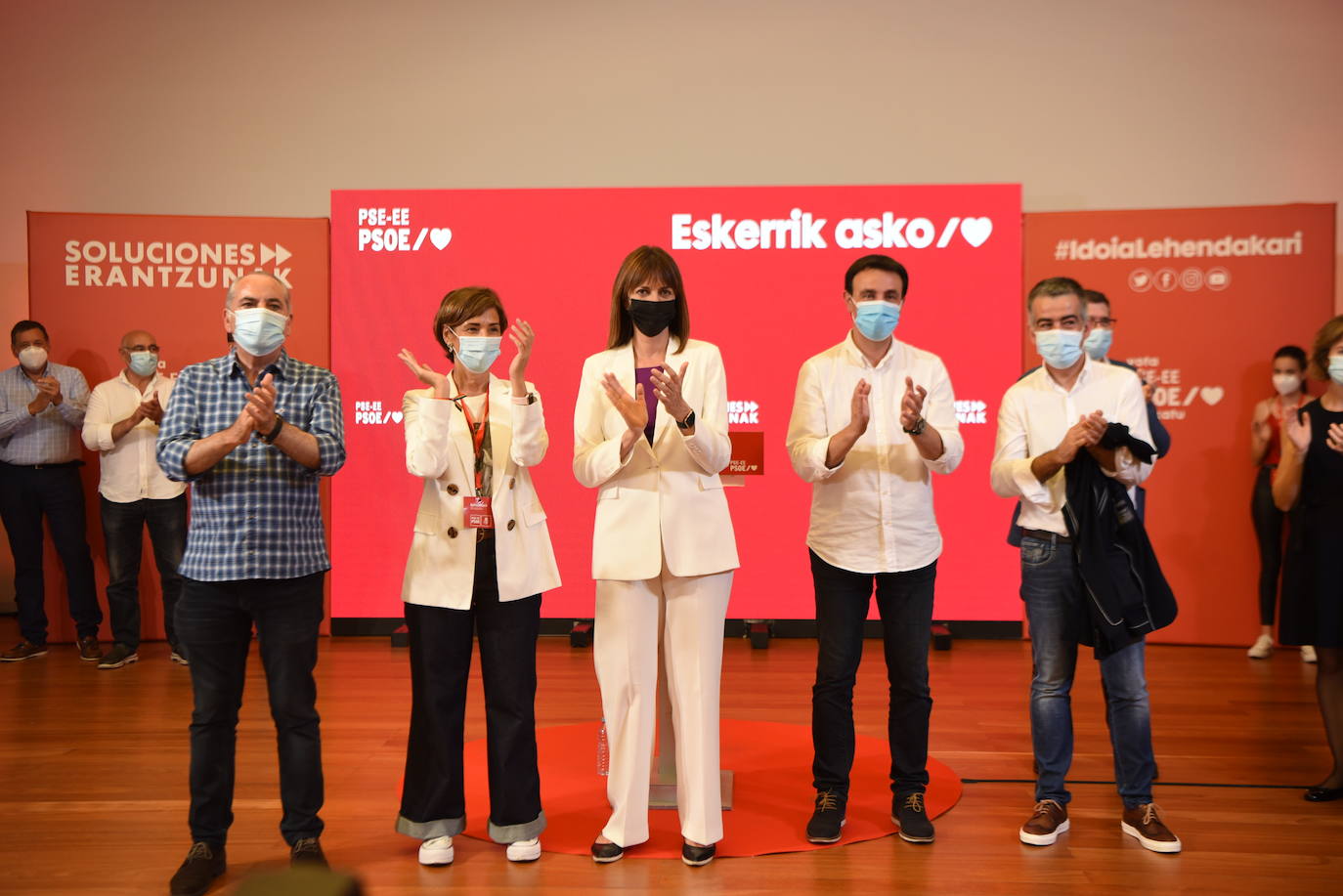 Fotos Elecciones Euskadi 2020: El PNV celebra el triunfo en las urnas