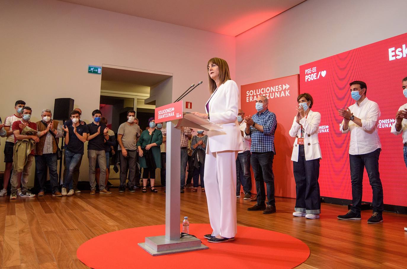 Fotos Elecciones Euskadi 2020: El PNV celebra el triunfo en las urnas