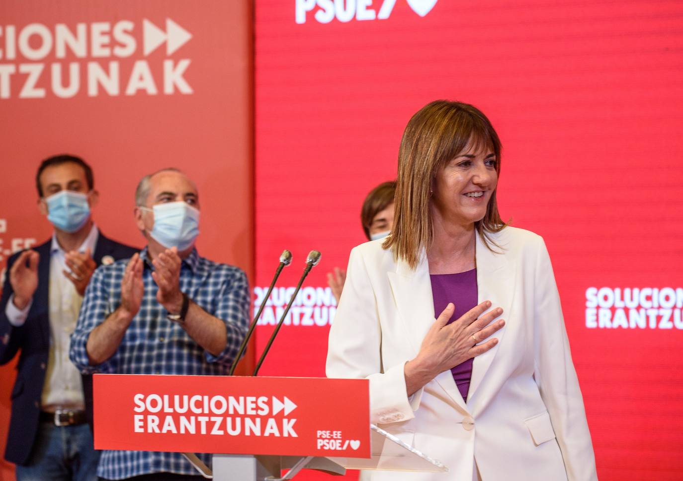 Fotos Elecciones Euskadi 2020: El PNV celebra el triunfo en las urnas