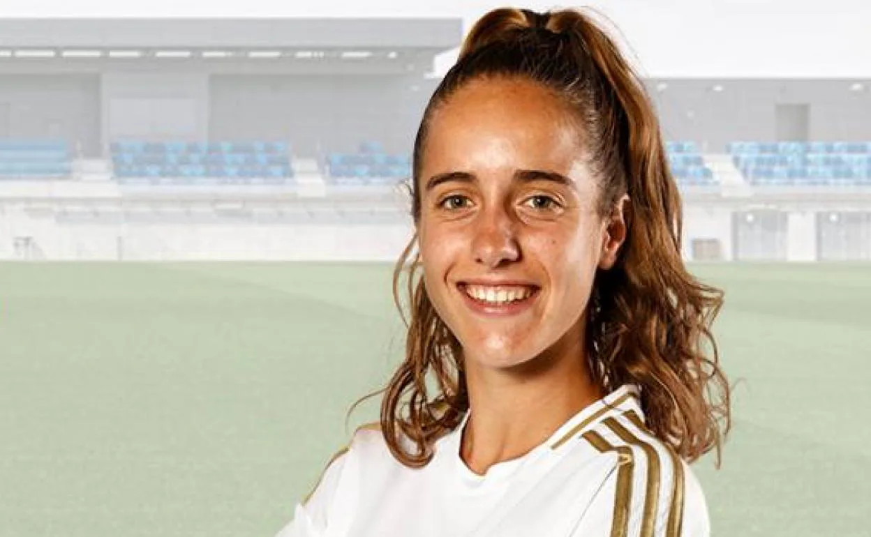 La exrojiblanca Maite Oroz se presenta como jugadora del Real Madrid