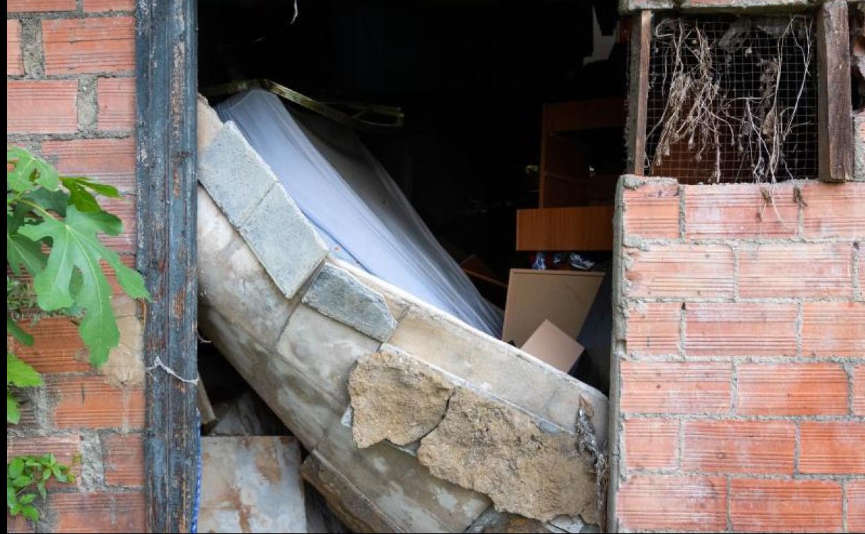 Estado del exterior de la vivienda. 