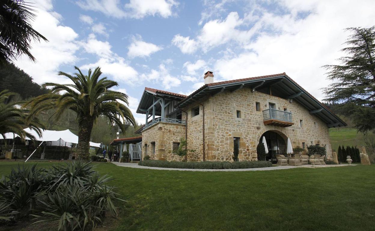 Aboiz jatetxea, Garain kokatuta dagoena. 