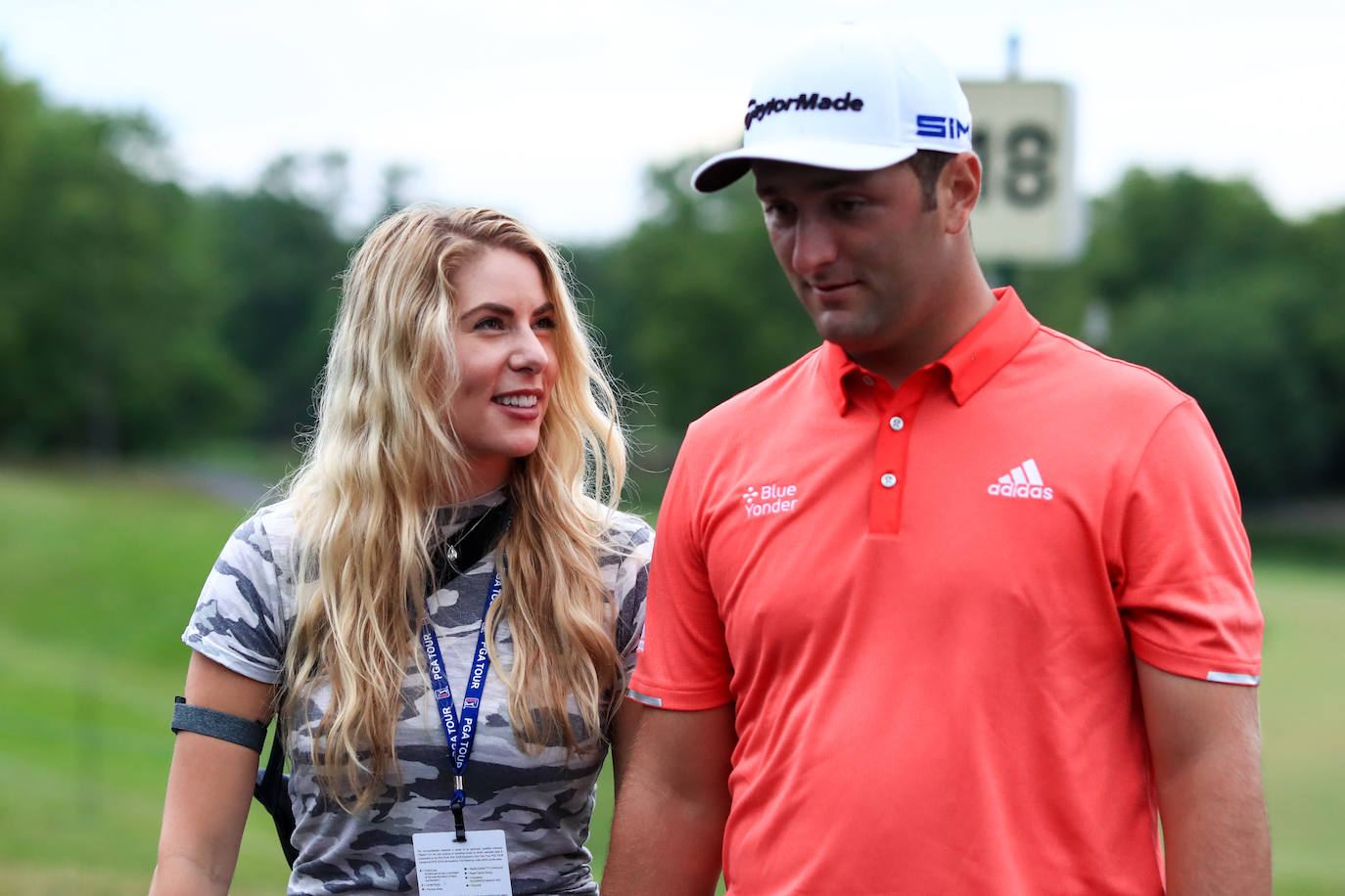 Rahm con su mujer, Kelley Cahill.