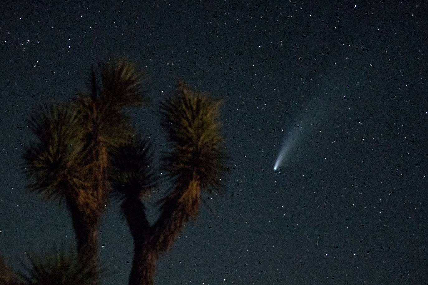 Fotos: El paso del cometa Neowise desde la Tierra, algo que no ocurría hace más de 20 años