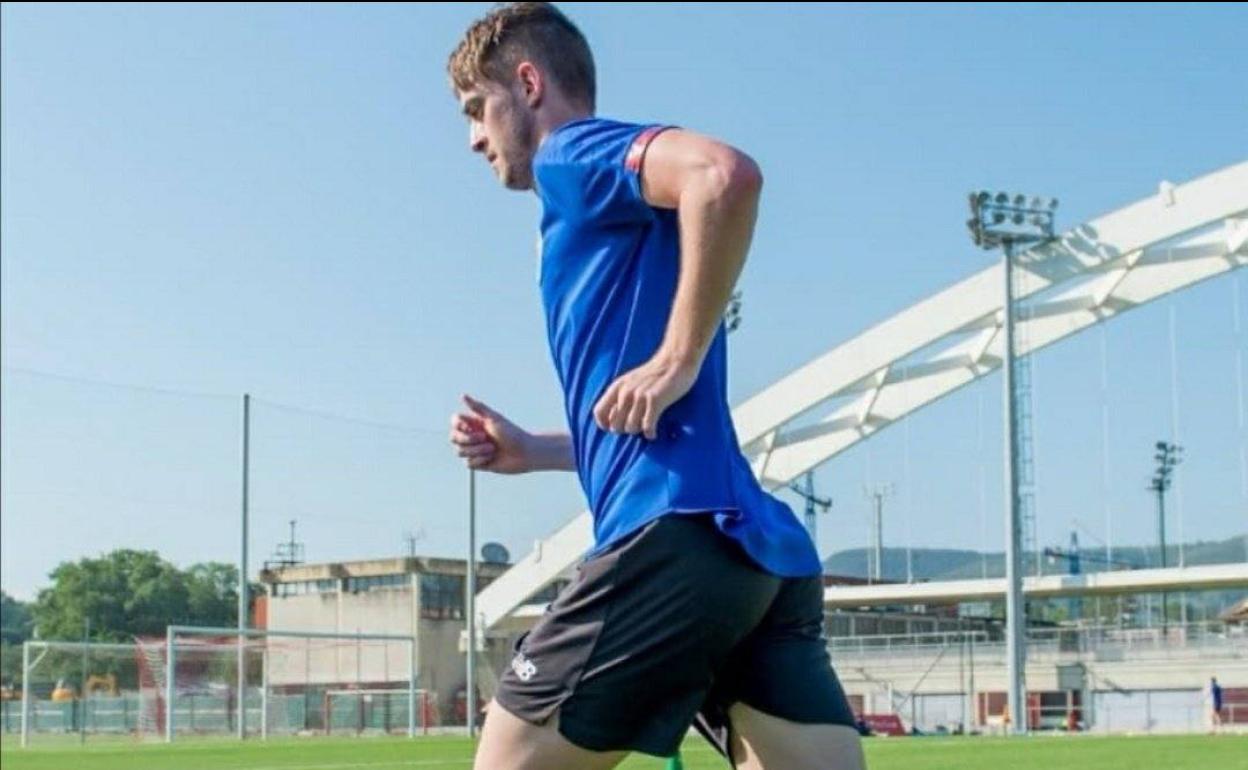 Gorka Estrada en Lezama.