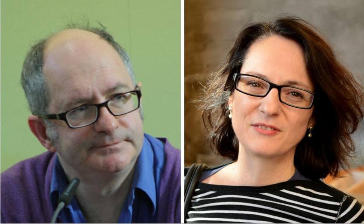 John Lanchester y Marta Sanz.
