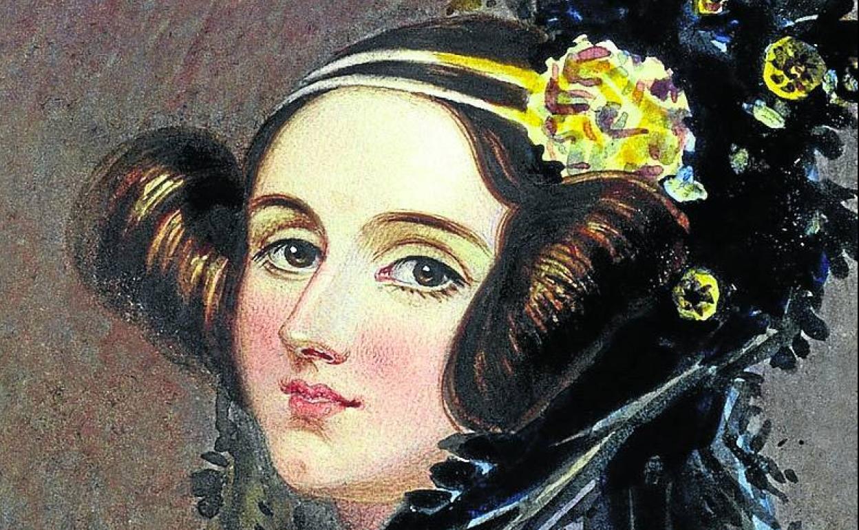 Retrato de Ada Lovelace.