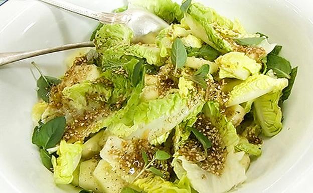 Receta de ensalada verde con bonito