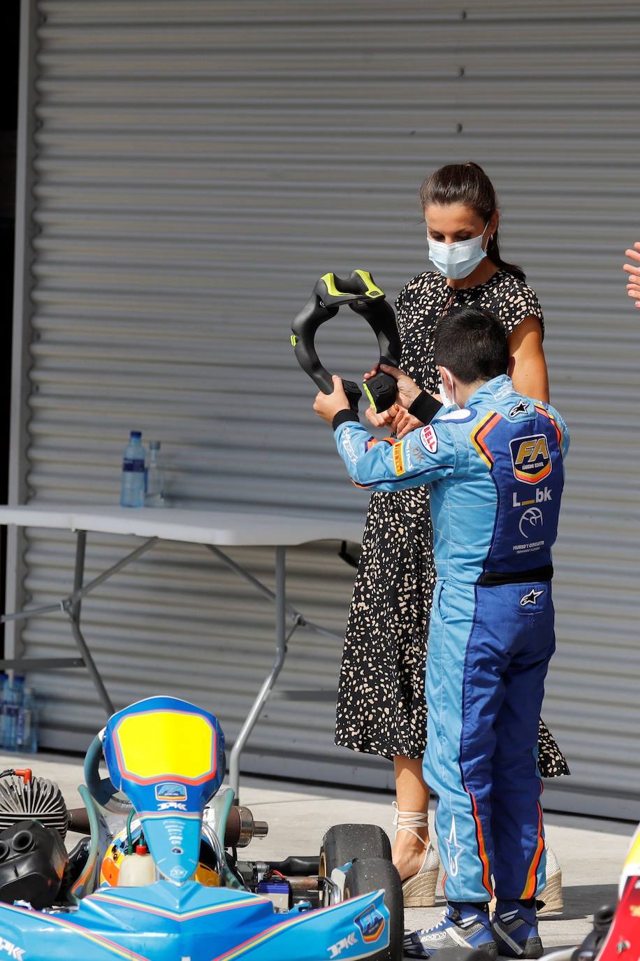 Fotos: Letizia finaliza su gira en Asturias con un vestido de estreno &#039;low cost&#039;