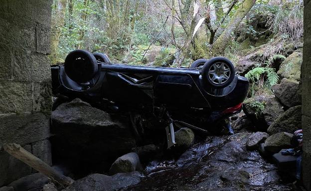 Accidente en A Cañiza (Pontevedra)