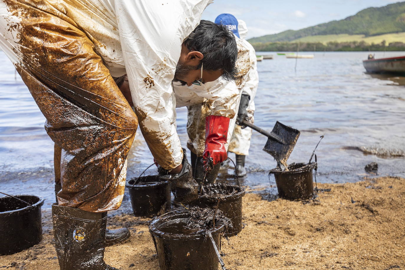 Fotos: La marea negra que pone en peligro las Islas Mauricio