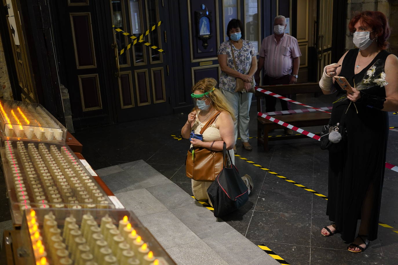 Fotos: Un día de la Virgen de Begoña atípico