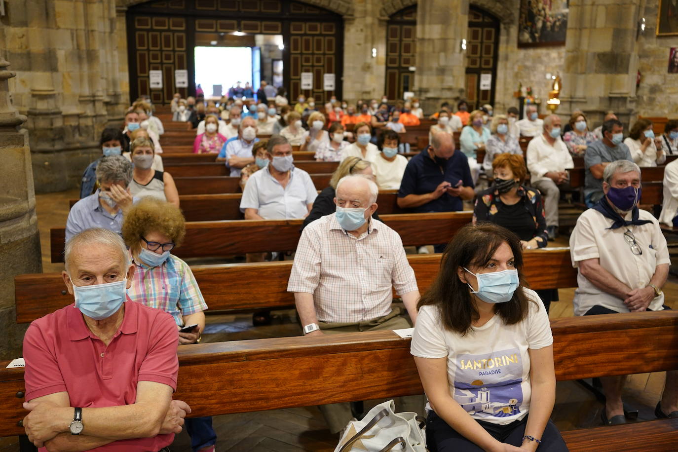 Fotos: Un día de la Virgen de Begoña atípico