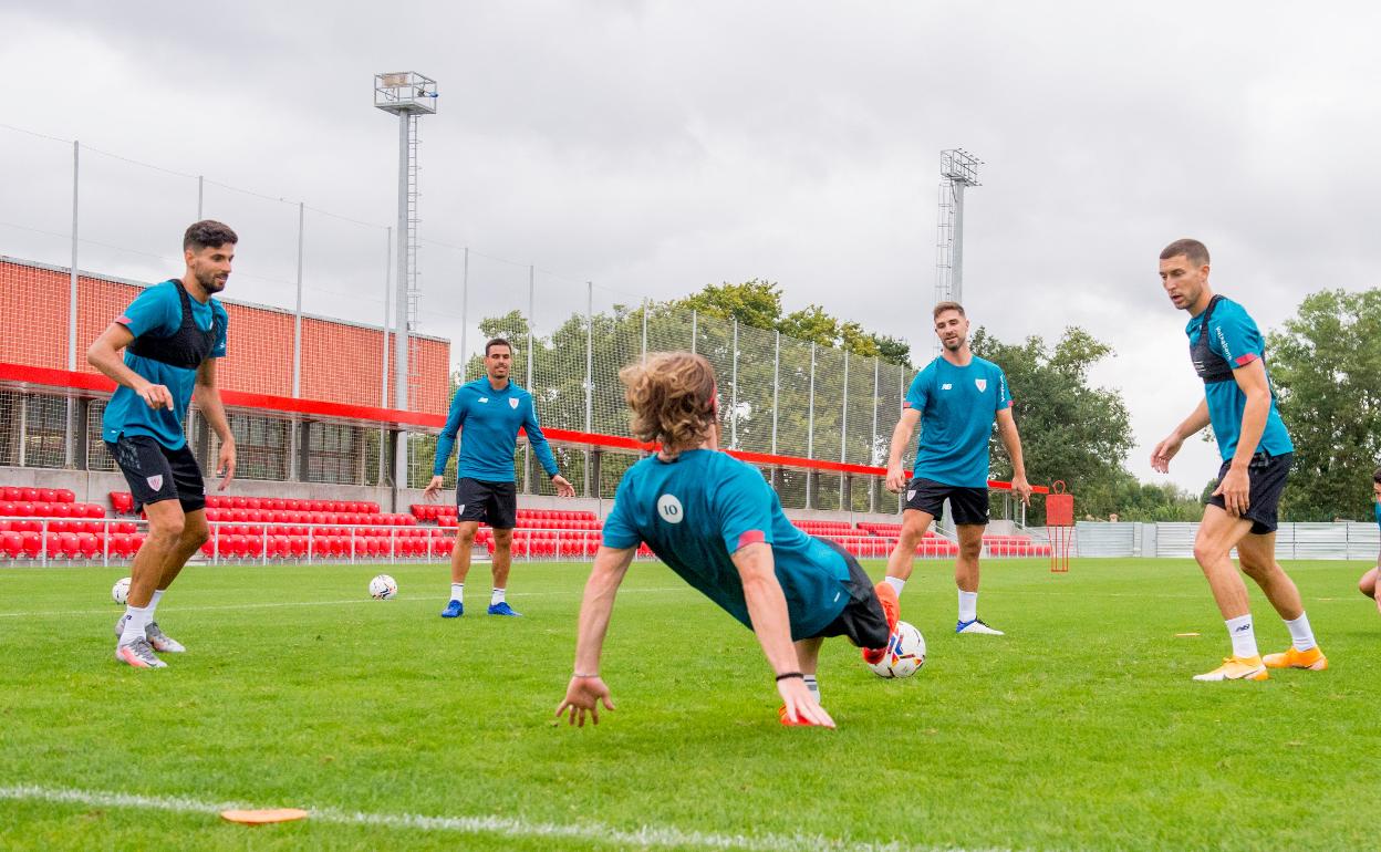 Entrenamiento en Lezama.