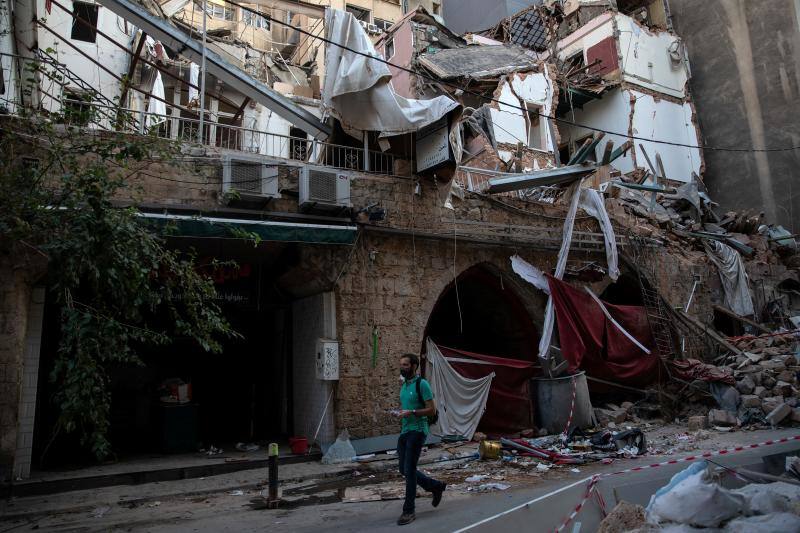 Fotos: Así está Beirut, dos semanas después