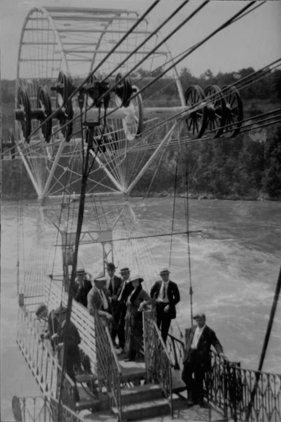 El transbordador aéreo de las cataratas del Niágara, todavía en servicio