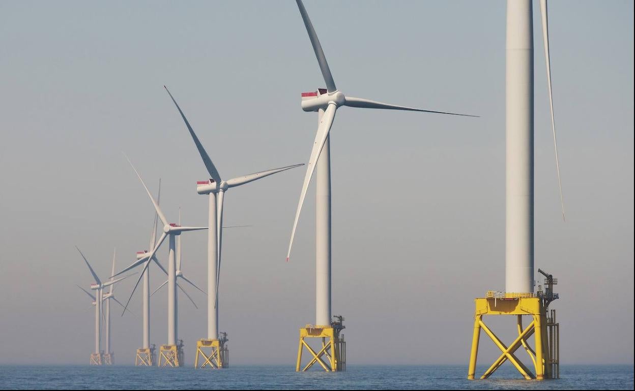 El East Anglia One, situado en aguas inglesas del Mar del Norte.