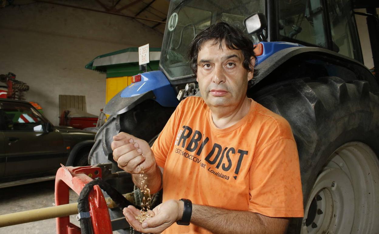 Javier Torre, presidente de la Unión Agroganadera Alavesa, UAGA. 