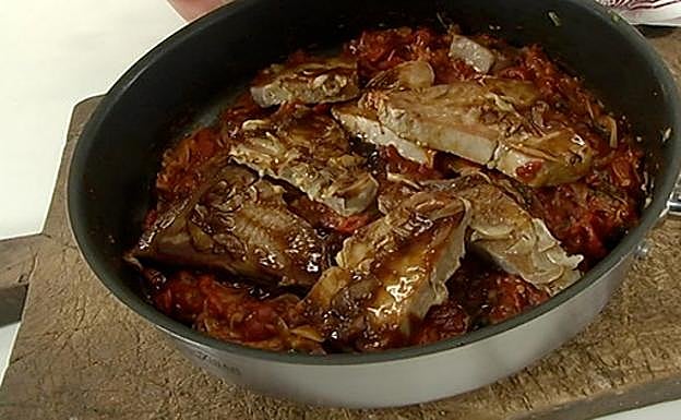 Receta de atún refrito con sofrito